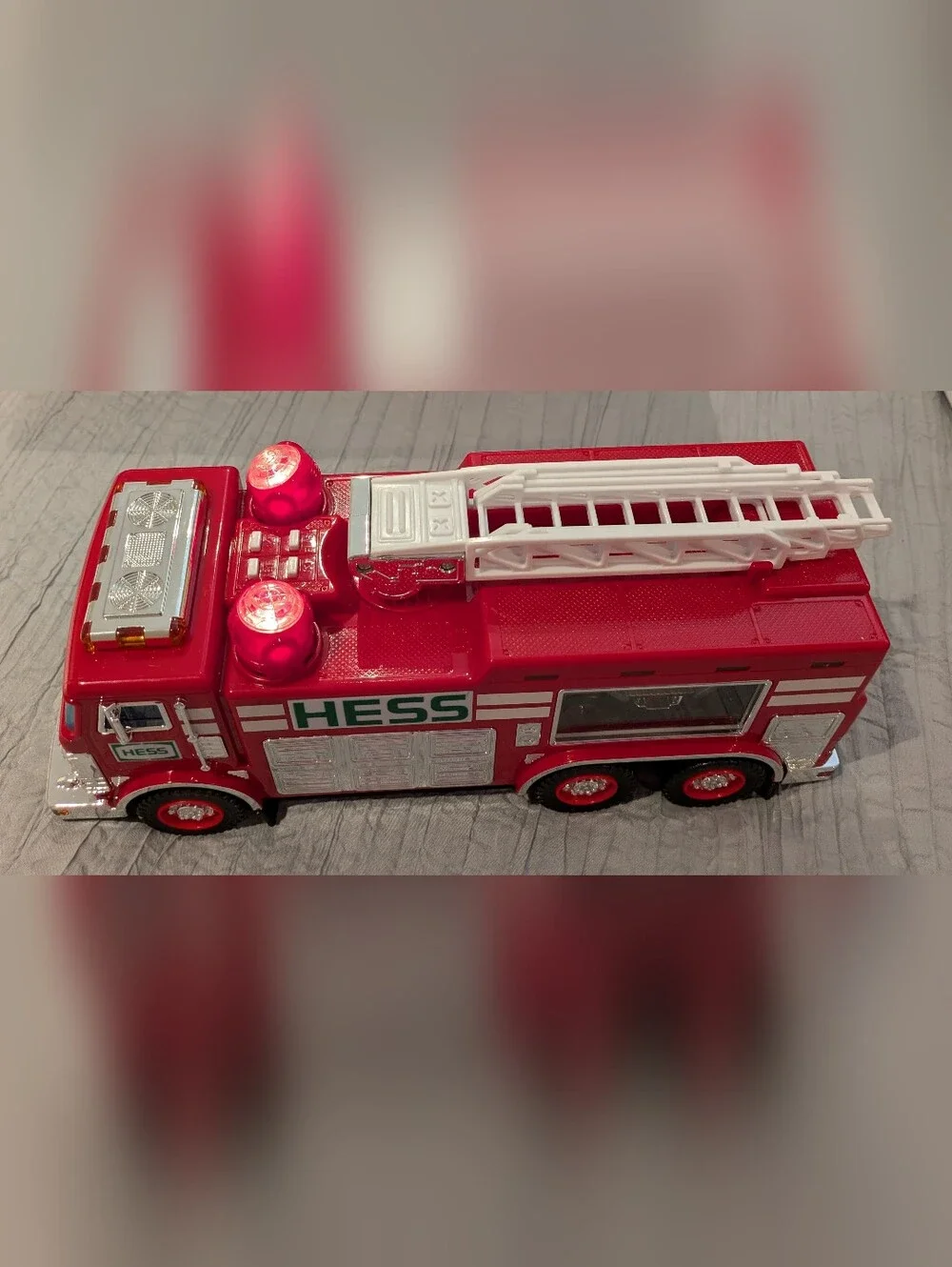 2005 Hess Emergency Fire Engine Truck with Rescue Vehicle New In Box Vintage Toy